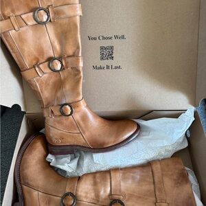 Bed Stu Tan Buckle Boots